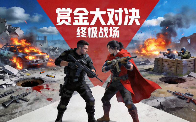 赏金大对决游戏封面与战场氛围图