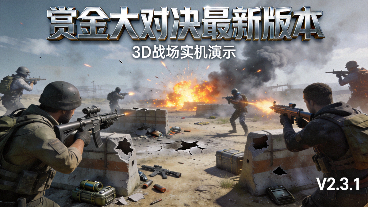 赏金大对决最新版本3D战场实机演示画面